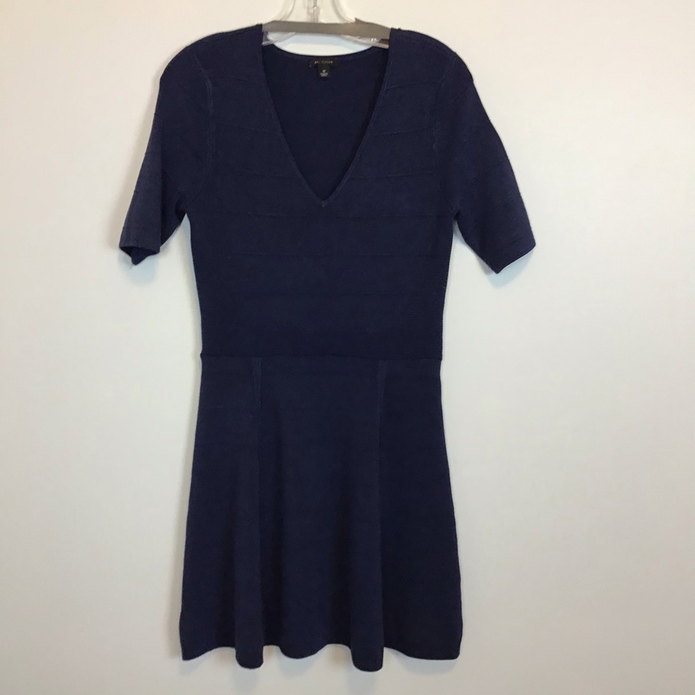 Ann Taylor, Sz M, Navy Sweater Dress, short sleeve